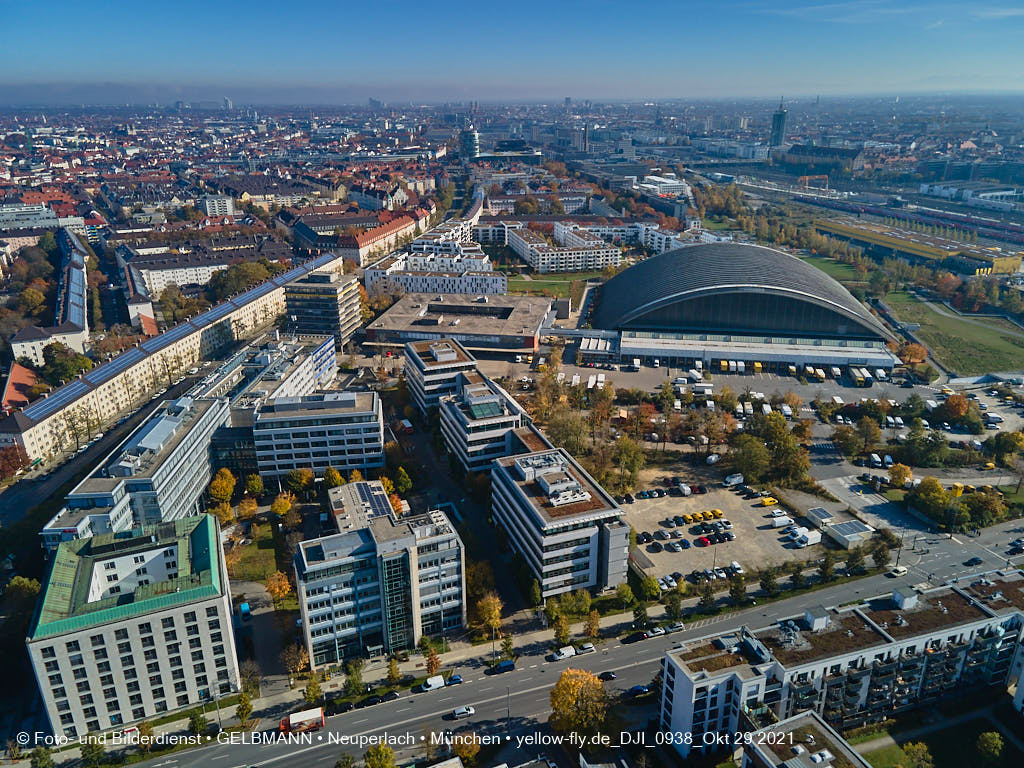 29.10.2021 - Wohnanlage Hirschgarten und paketposthalle