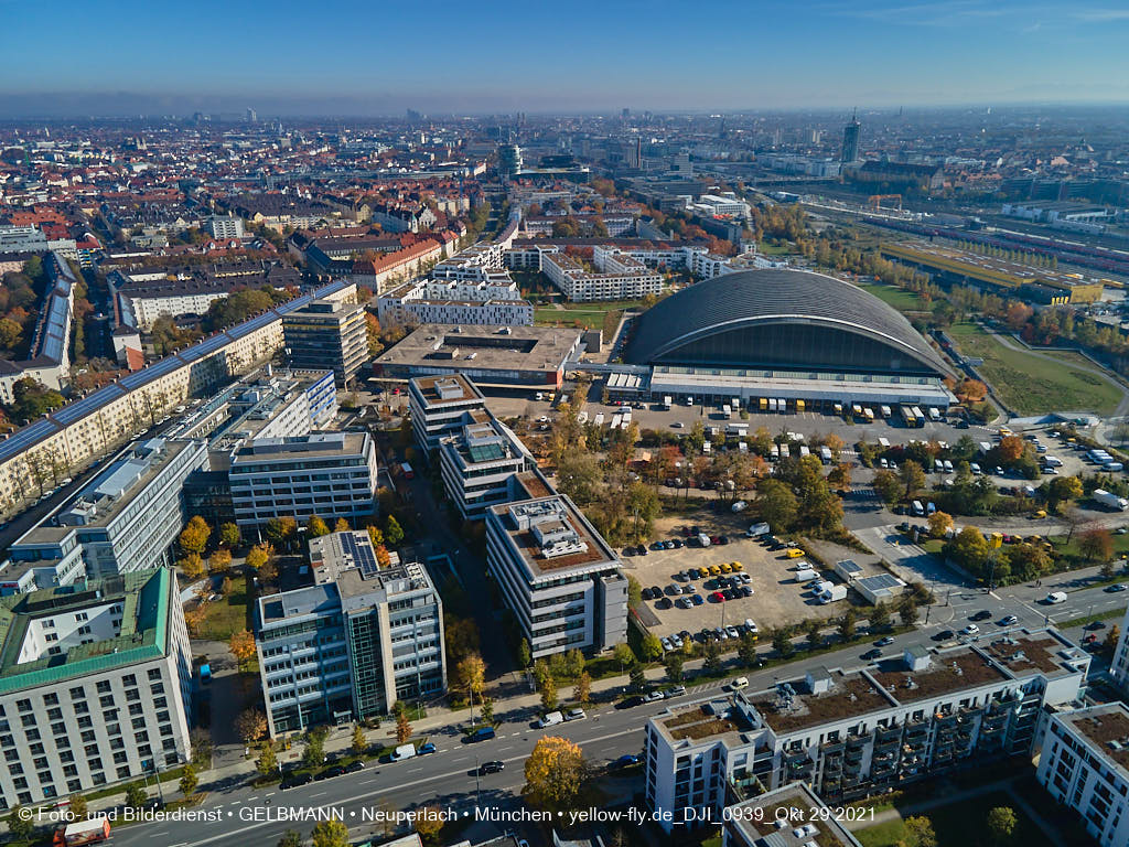 29.10.2021 - Wohnanlage Hirschgarten und paketposthalle