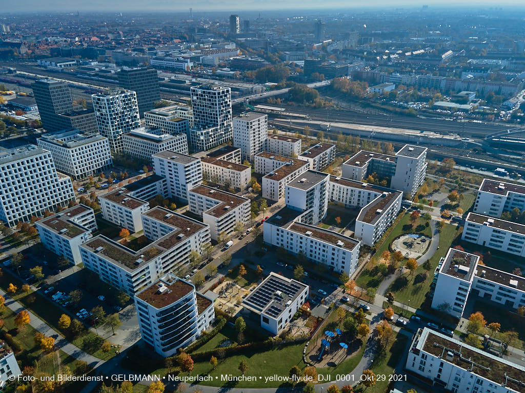 29.10.2021 - Wohnanlage Hirschgarten und paketposthalle