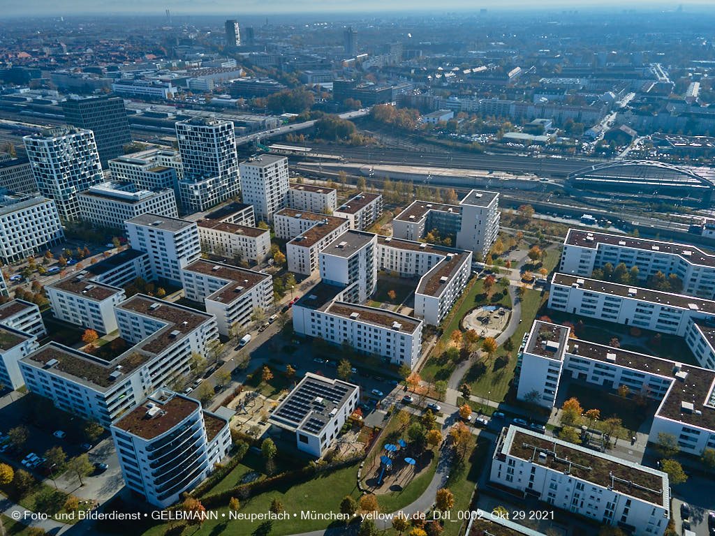 29.10.2021 - Wohnanlage Hirschgarten und paketposthalle