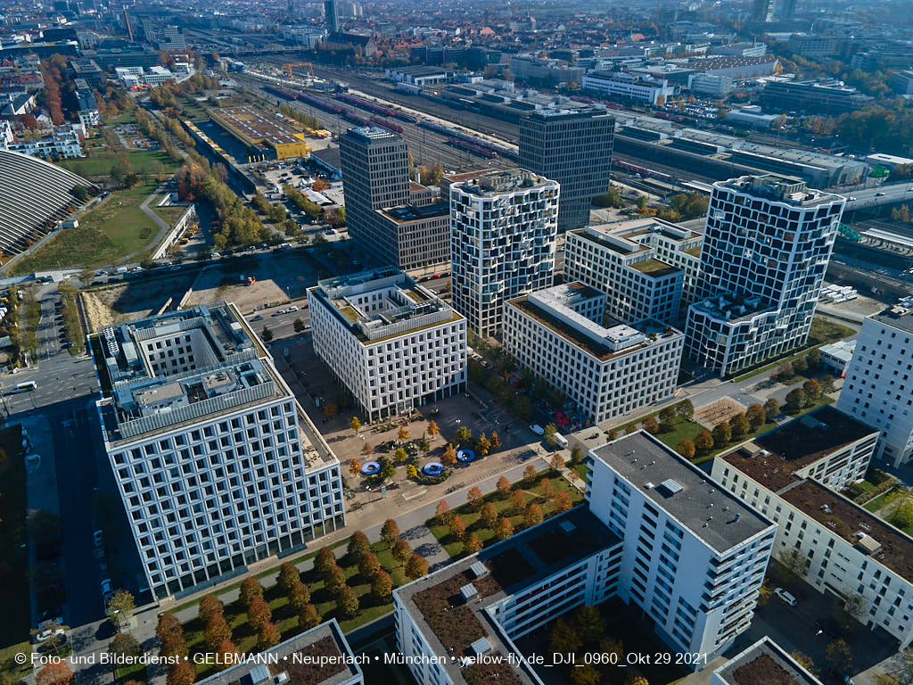 29.10.2021 - Wohnanlage Hirschgarten und paketposthalle