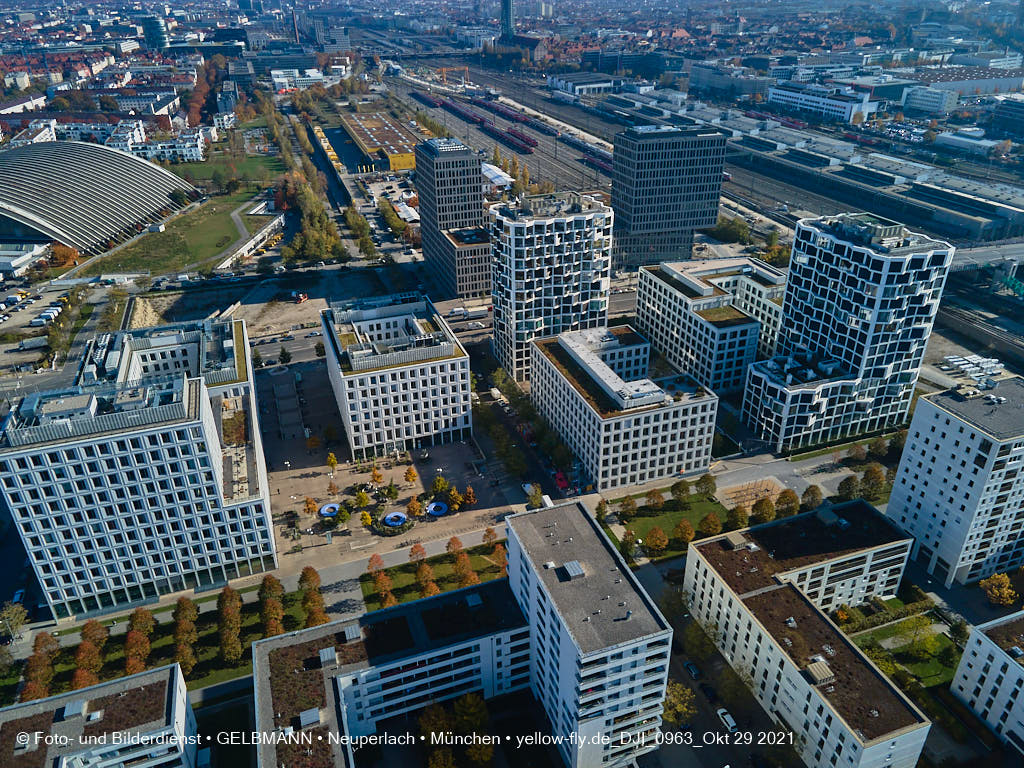 29.10.2021 - Wohnanlage Hirschgarten und paketposthalle