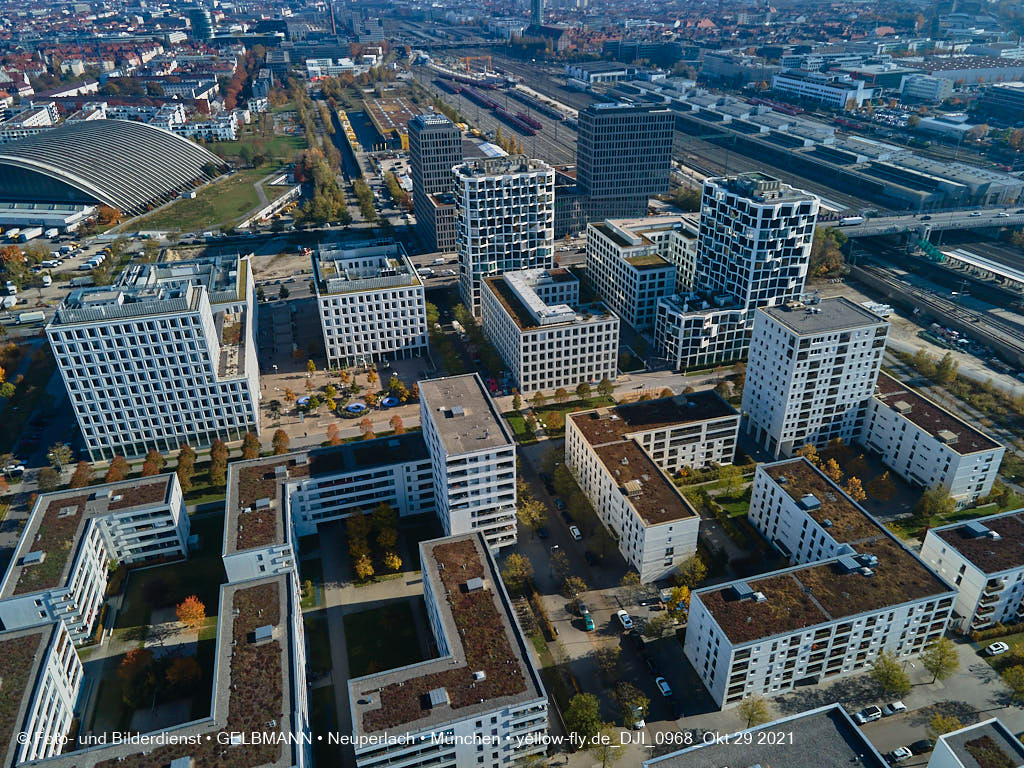 29.10.2021 - Wohnanlage Hirschgarten und paketposthalle