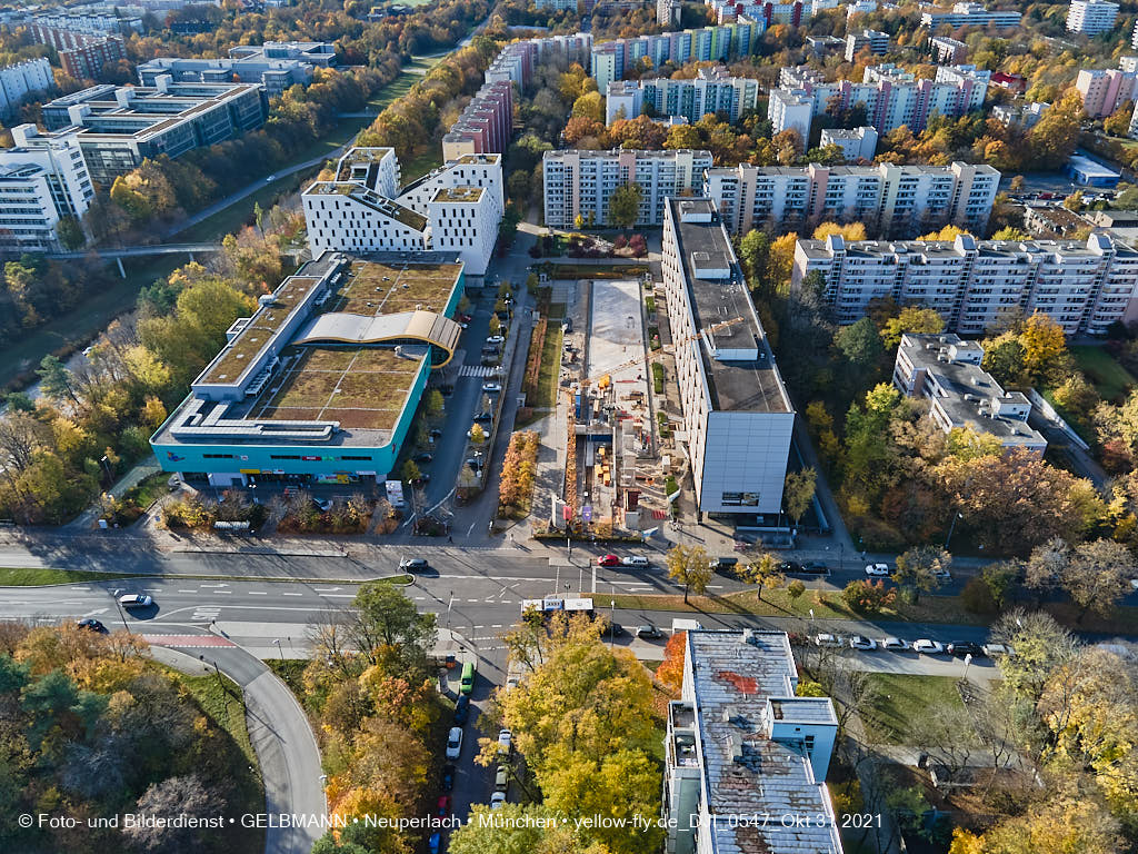 31.10.2021 - Baustelle Montessori Schule in Neuperlach