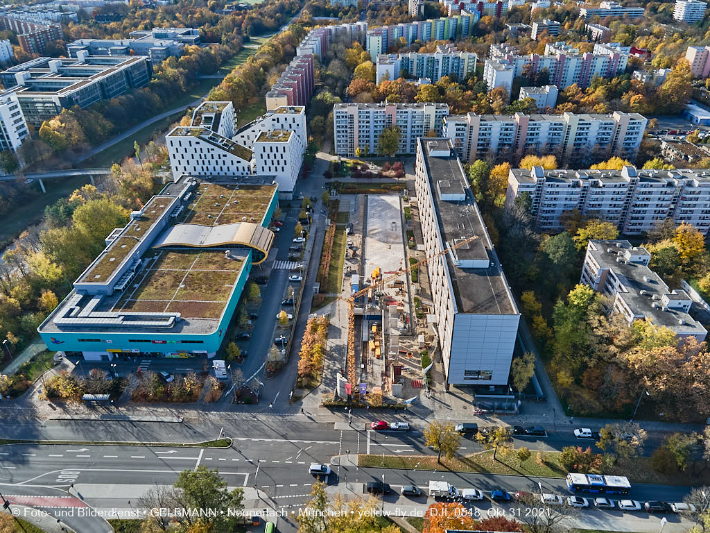 31.10.2021 - Baustelle Montessori Schule in Neuperlach