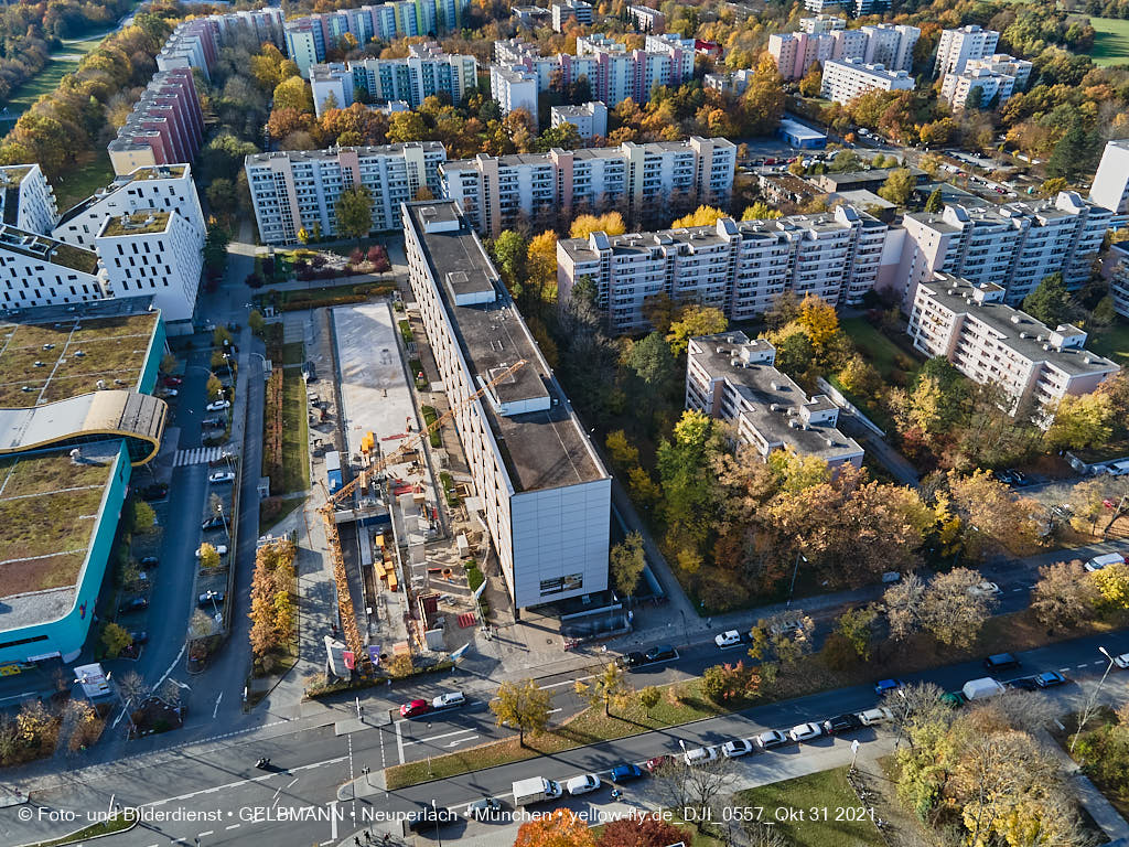 31.10.2021 - Baustelle Montessori Schule in Neuperlach