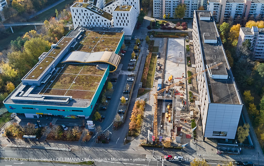 31.10.2021 - Baustelle Montessori Schule in Neuperlach