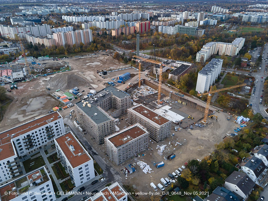 05.11.2021 - Baustelle Alexisquartier „Das Duett” in Neuperlach 05.11.2021 - Baustelle Alexisquartier „Das Duett” in Neuperlach