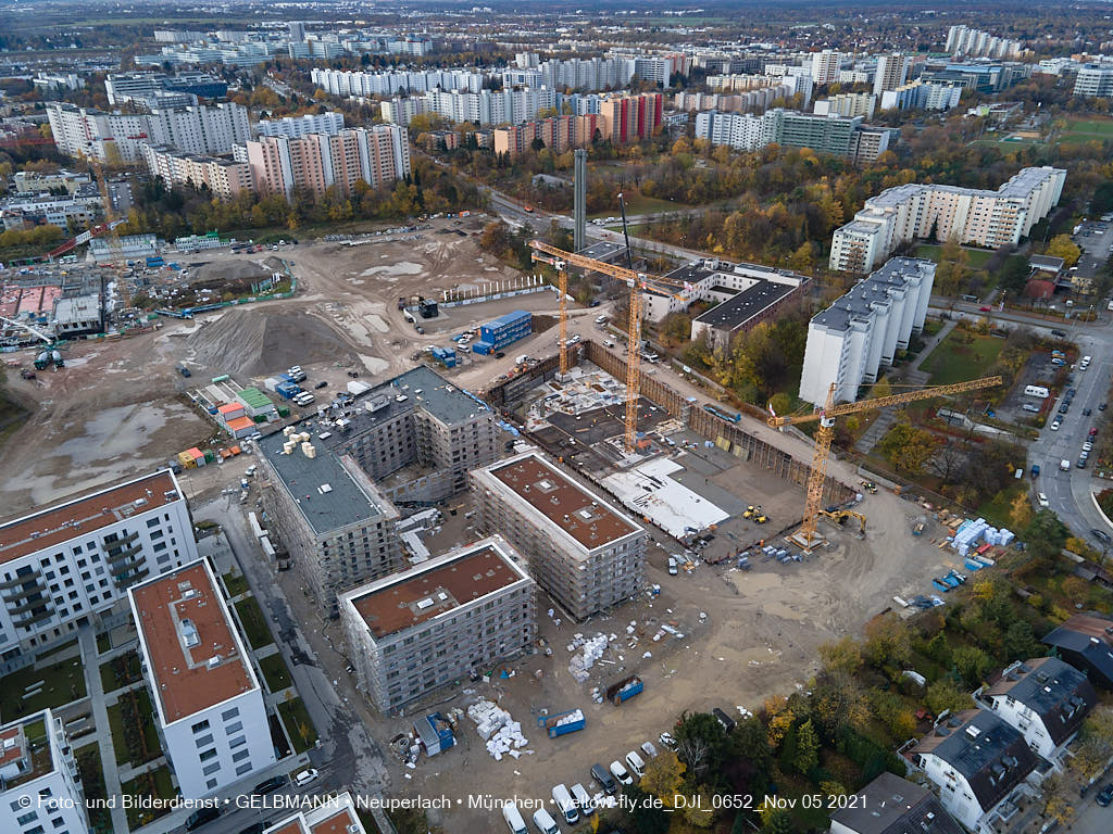 05.11.2021 - Baustelle Alexisquartier „Das Duett” in Neuperlach 05.11.2021 - Baustelle Alexisquartier „Das Duett” in Neuperlach
