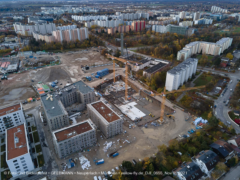 05.11.2021 - Baustelle Alexisquartier „Das Duett” in Neuperlach 05.11.2021 - Baustelle Alexisquartier „Das Duett” in Neuperlach