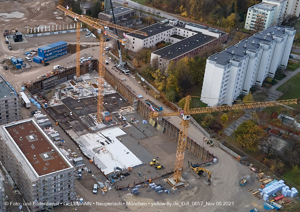 05.11.2021 - Baustelle Alexisquartier „Das Duett” in Neuperlach 05.11.2021 - Baustelle Alexisquartier „Das Duett” in Neuperlach
