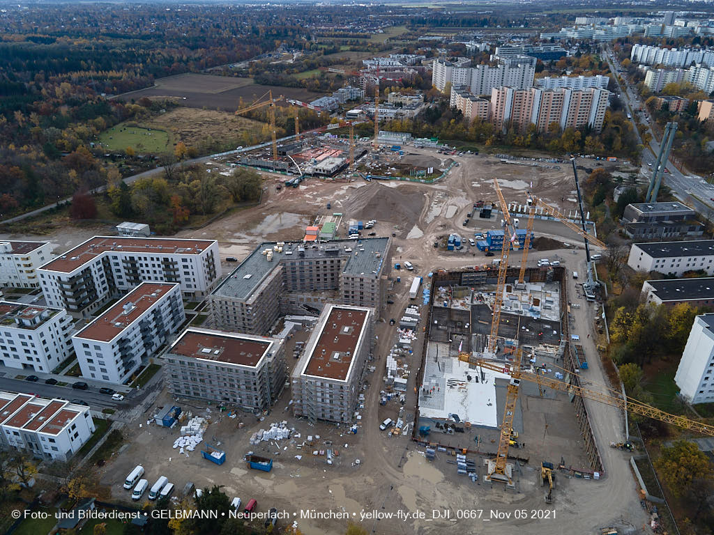 05.11.2021 - Baustelle Alexisquartier „Das Duett” in Neuperlach 05.11.2021 - Baustelle Alexisquartier „Das Duett” in Neuperlach