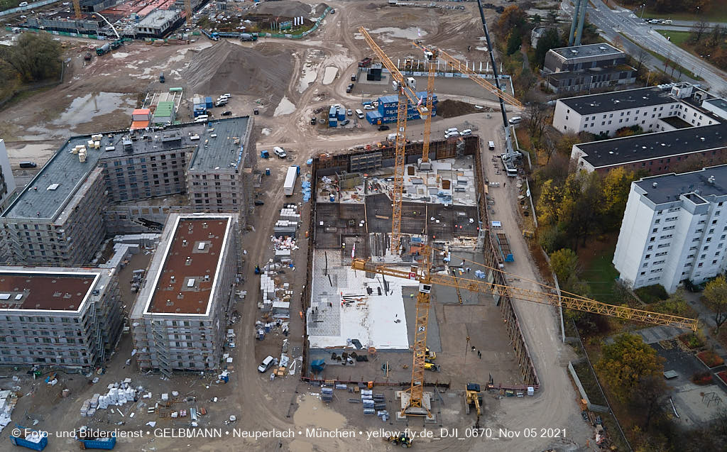 05.11.2021 - Baustelle Alexisquartier „Das Duett” in Neuperlach 05.11.2021 - Baustelle Alexisquartier „Das Duett” in Neuperlach