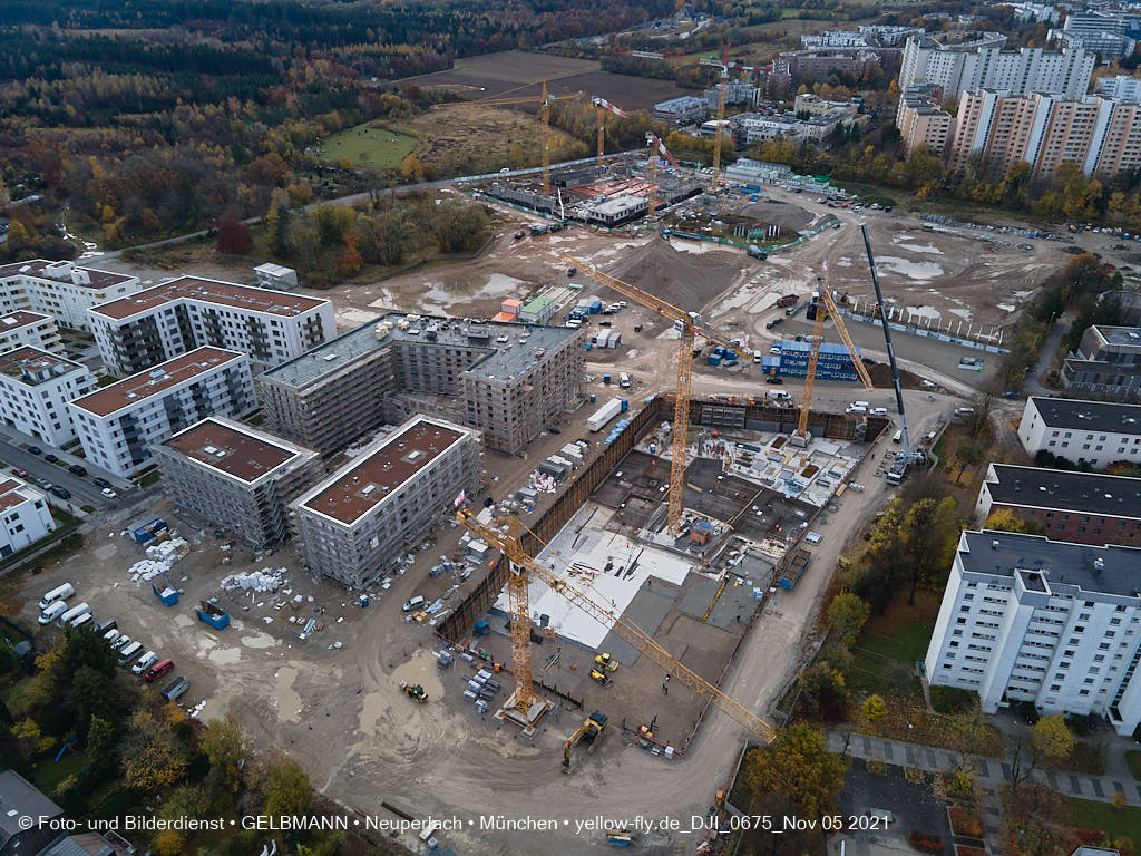 05.11.2021 - Baustelle Alexisquartier „Das Duett” in Neuperlach 05.11.2021 - Baustelle Alexisquartier „Das Duett” in Neuperlach