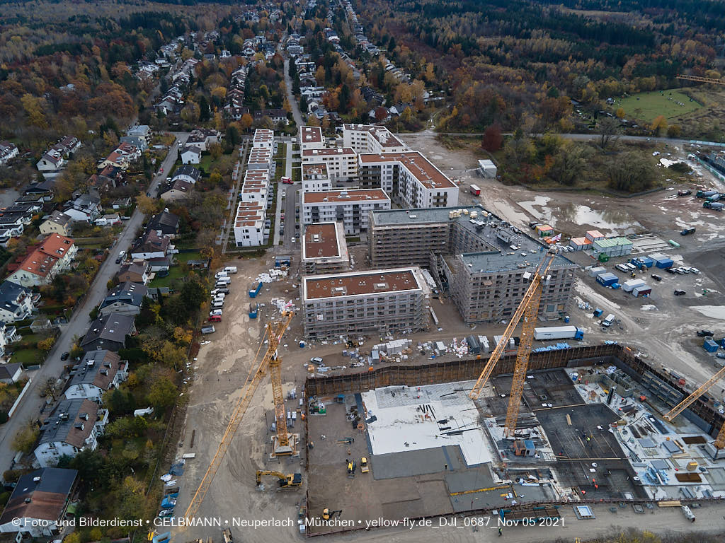05.11.2021 - Baustelle Alexisquartier „Das Duett” in Neuperlach 05.11.2021 - Baustelle Alexisquartier „Das Duett” in Neuperlach