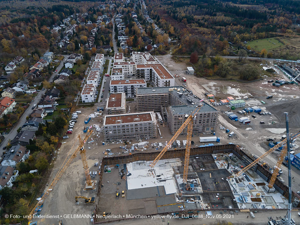 05.11.2021 - Baustelle Alexisquartier „Das Duett” in Neuperlach 05.11.2021 - Baustelle Alexisquartier „Das Duett” in Neuperlach