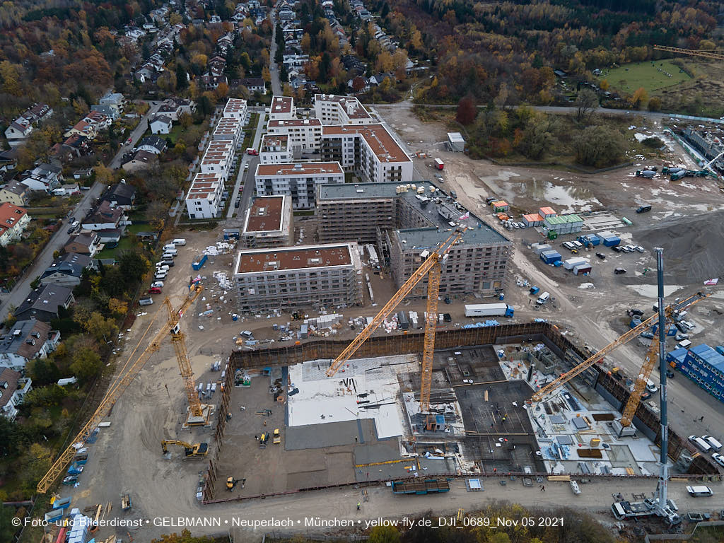 05.11.2021 - Baustelle Alexisquartier „Das Duett” in Neuperlach 05.11.2021 - Baustelle Alexisquartier „Das Duett” in Neuperlach