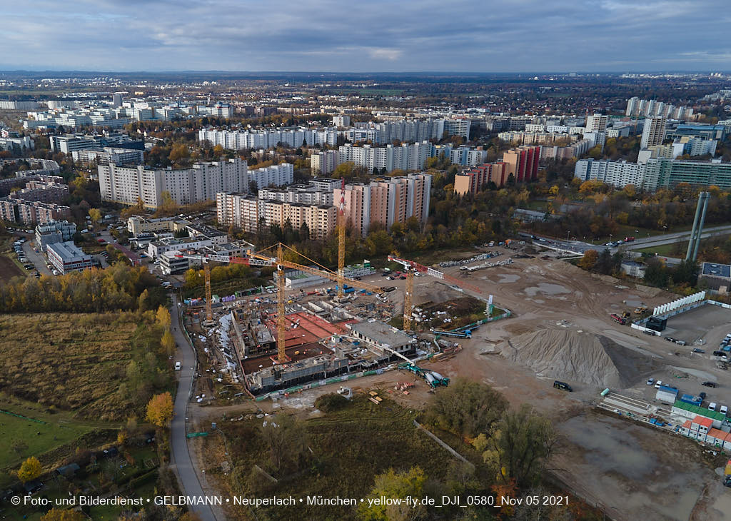 06.11.2021 - Baustelle PANDIONVERDE in Neuperlach 06.11.2021 - Baustelle PANDIONVERDE in Neuperlach