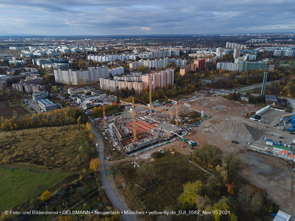 06.11.2021 - Baustelle PANDIONVERDE in Neuperlach 06.11.2021 - Baustelle PANDIONVERDE in Neuperlach