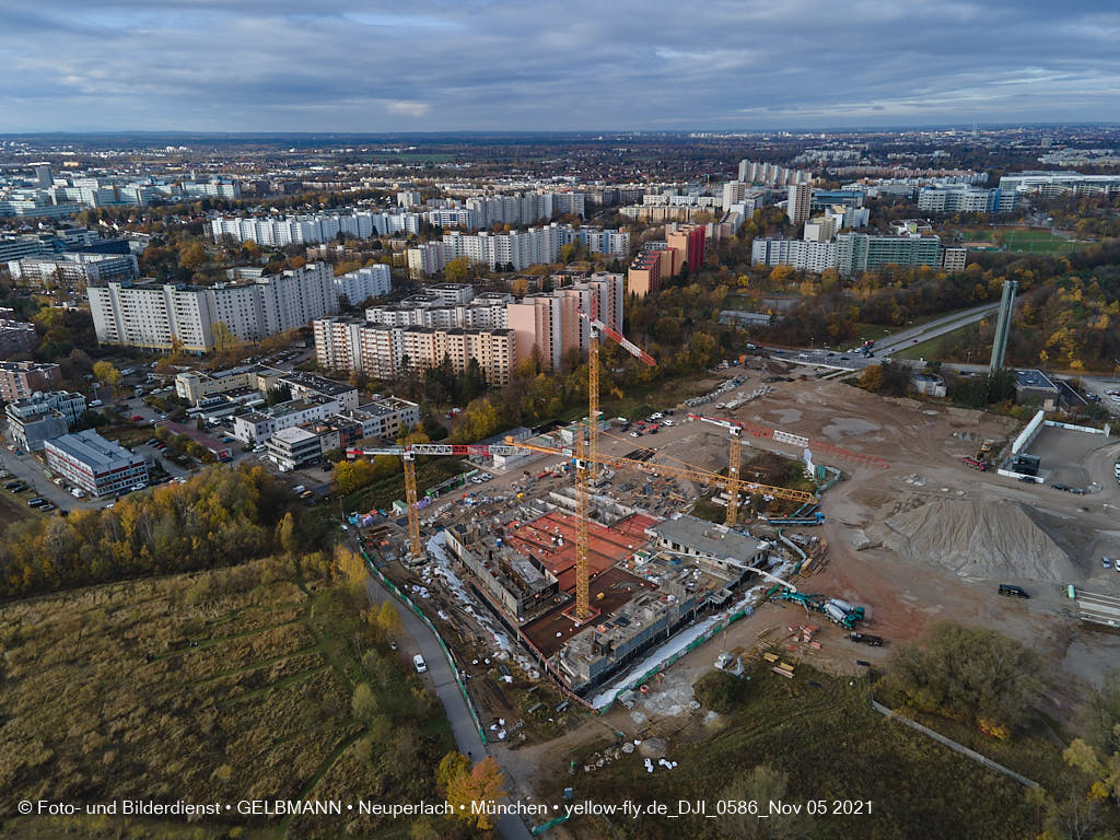 06.11.2021 - Baustelle PANDIONVERDE in Neuperlach 06.11.2021 - Baustelle PANDIONVERDE in Neuperlach