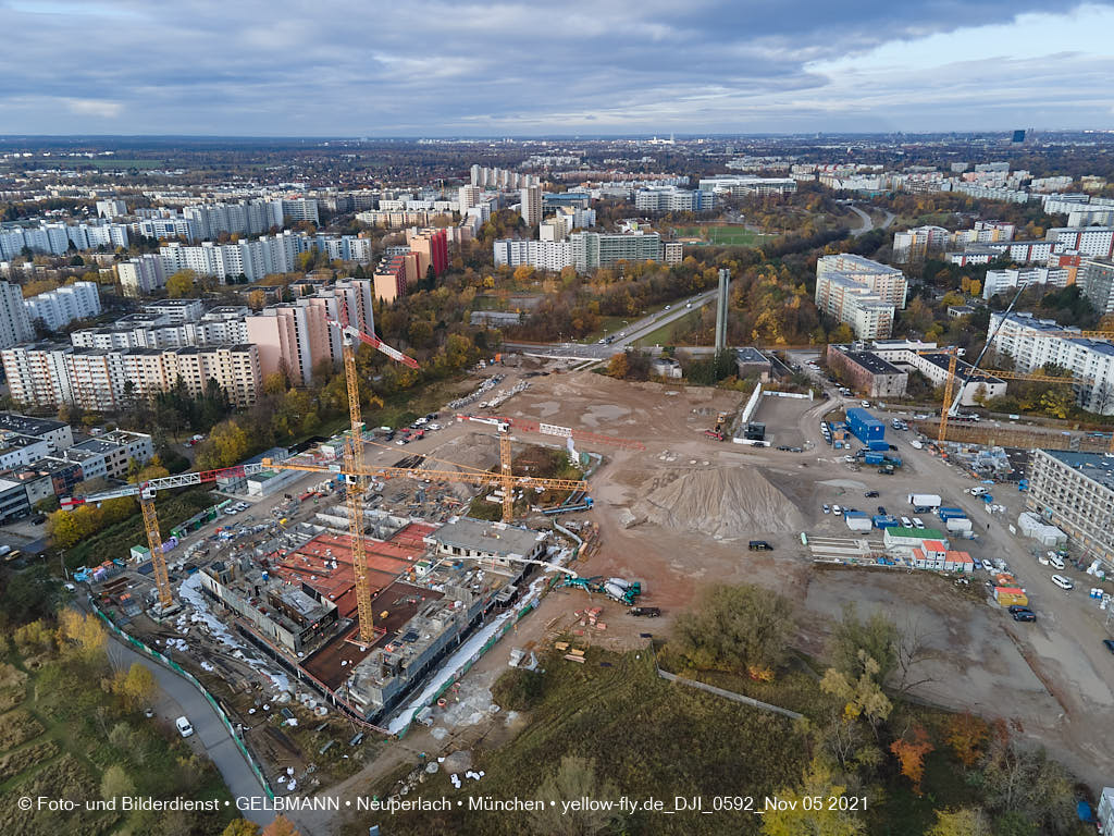 06.11.2021 - Baustelle PANDIONVERDE in Neuperlach 06.11.2021 - Baustelle PANDIONVERDE in Neuperlach
