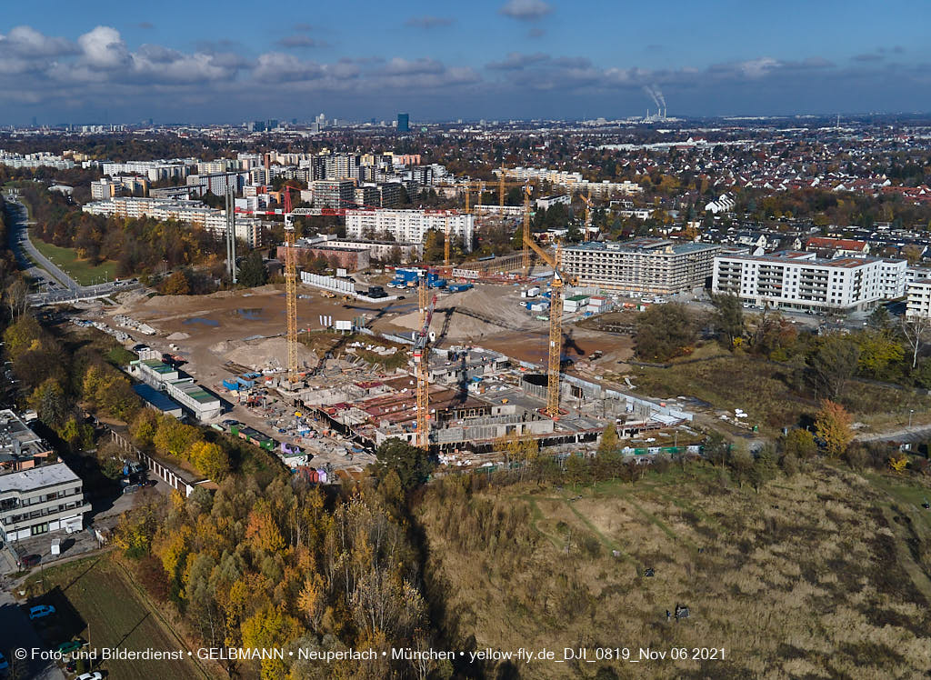 06.11.2021 - Baustelle PANDIONVERDE in Neuperlach 06.11.2021 - Baustelle PANDIONVERDE in Neuperlach