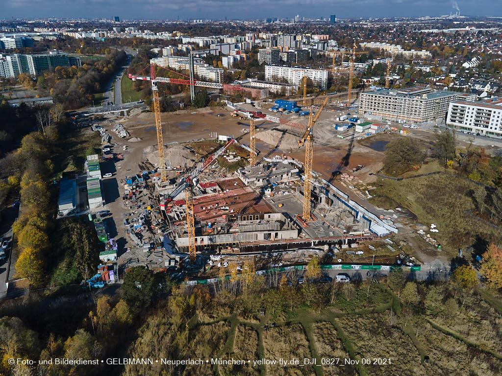 06.11.2021 - Baustelle PANDIONVERDE in Neuperlach 06.11.2021 - Baustelle PANDIONVERDE in Neuperlach