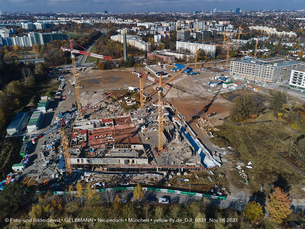 06.11.2021 - Baustelle PANDIONVERDE in Neuperlach 06.11.2021 - Baustelle PANDIONVERDE in Neuperlach