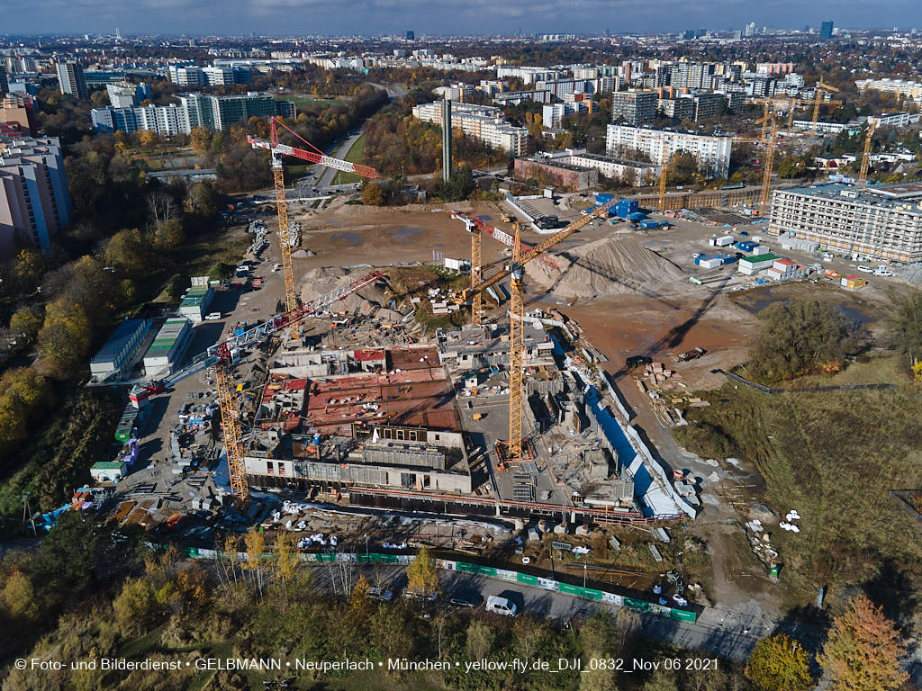06.11.2021 - Baustelle PANDIONVERDE in Neuperlach 06.11.2021 - Baustelle PANDIONVERDE in Neuperlach