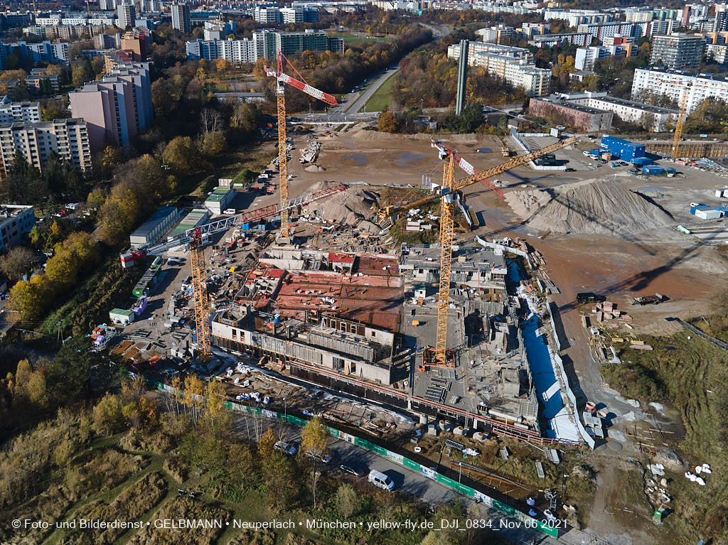 06.11.2021 - Baustelle PANDIONVERDE in Neuperlach 06.11.2021 - Baustelle PANDIONVERDE in Neuperlach