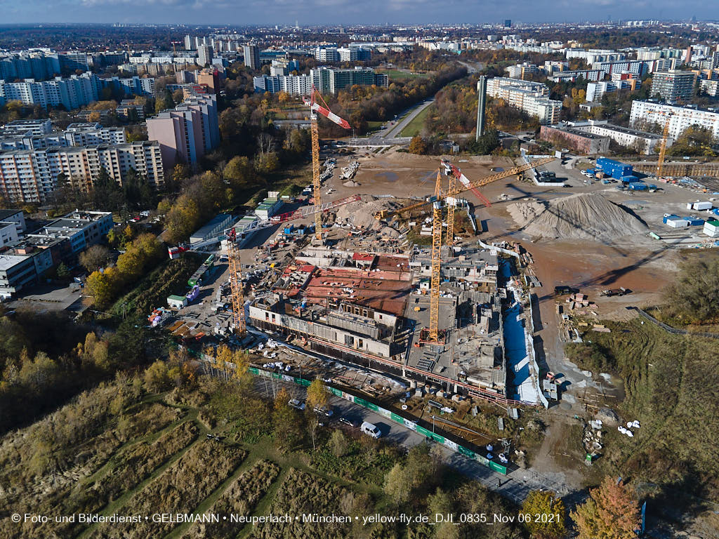 06.11.2021 - Baustelle PANDIONVERDE in Neuperlach 06.11.2021 - Baustelle PANDIONVERDE in Neuperlach