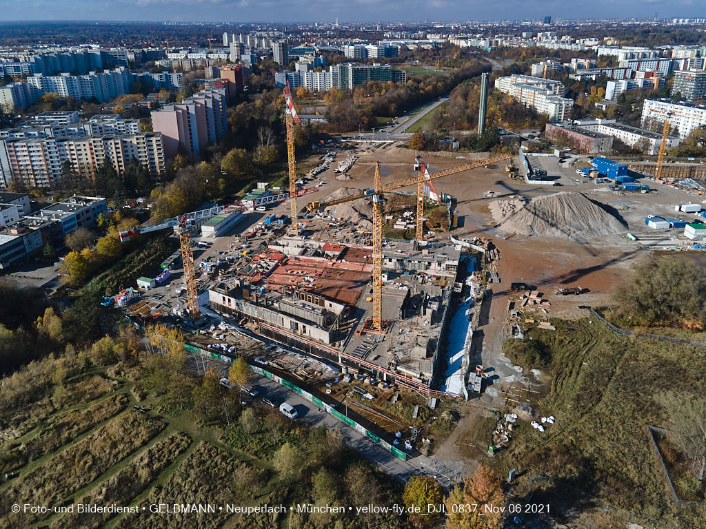 06.11.2021 - Baustelle PANDIONVERDE in Neuperlach 06.11.2021 - Baustelle PANDIONVERDE in Neuperlach