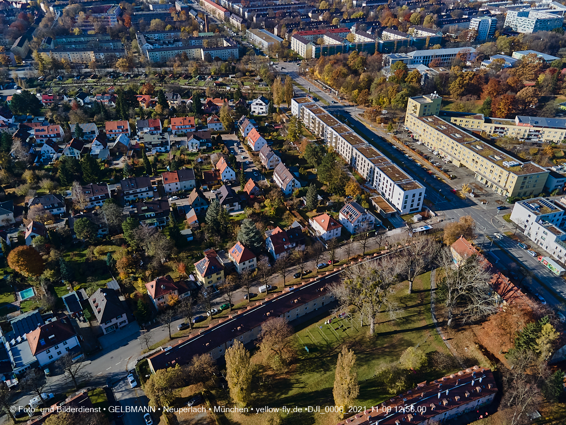 09.11.2021 - Baustelle Maikäfersiedlung in Ber am Laim und  Neuperlach