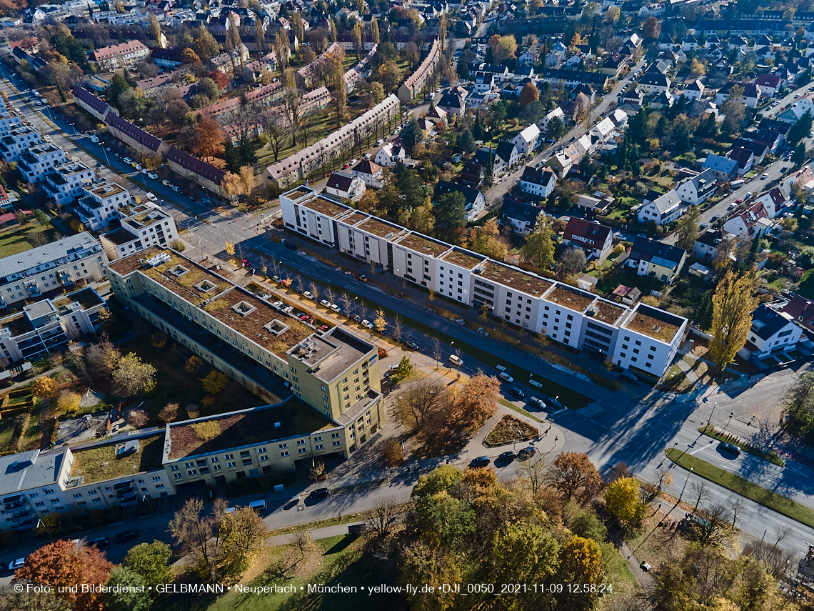 09.11.2021 - Baustelle Maikäfersiedlung in Ber am Laim und  Neuperlach