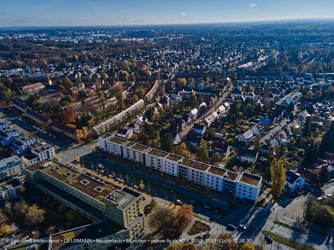 09.11.2021 - Baustelle Maikäfersiedlung in Ber am Laim und  Neuperlach