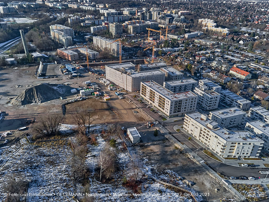 03.12.2021 -Baustelle Alexisquartier in Neuperlach 03.12.2021 -Baustelle Alexisquartier in Neuperlach