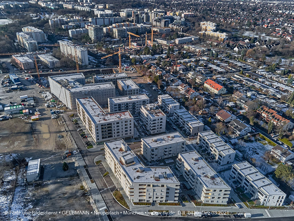 03.12.2021 -Baustelle Alexisquartier in Neuperlach 03.12.2021 -Baustelle Alexisquartier in Neuperlach