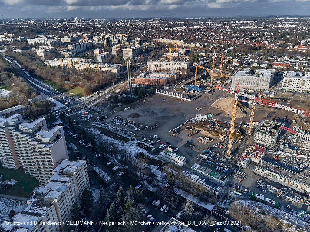 03.12.2021 -Baustelle Pandionverde in Neuperlach 03.12.2021 -Baustelle Pandionverde in Neuperlach