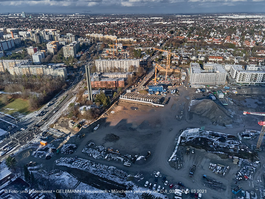 03.12.2021 -Baustelle Pandionverde in Neuperlach 03.12.2021 -Baustelle Pandionverde in Neuperlach