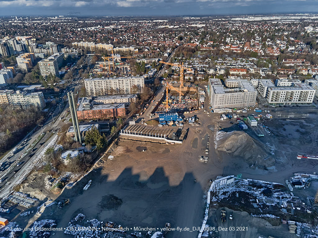 03.12.2021 -Baustelle Pandionverde in Neuperlach 03.12.2021 -Baustelle Pandionverde in Neuperlach