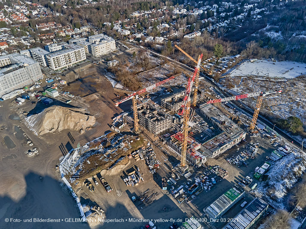 03.12.2021 -Baustelle Pandionverde in Neuperlach 03.12.2021 -Baustelle Pandionverde in Neuperlach