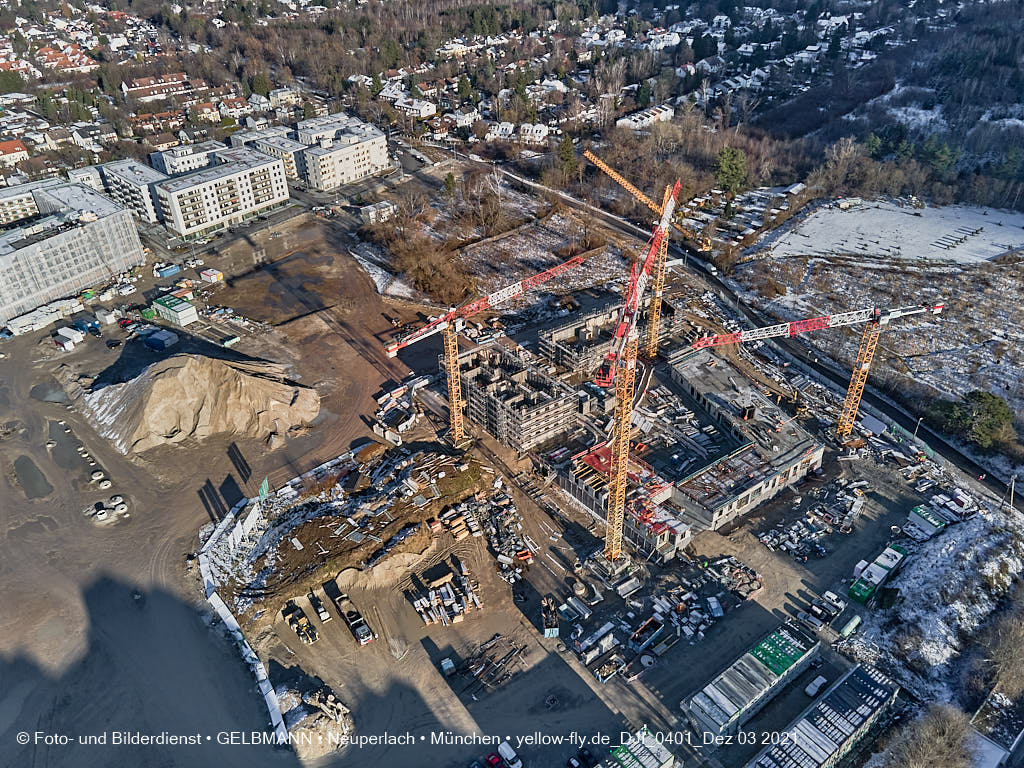 03.12.2021 -Baustelle Pandionverde in Neuperlach 03.12.2021 -Baustelle Pandionverde in Neuperlach
