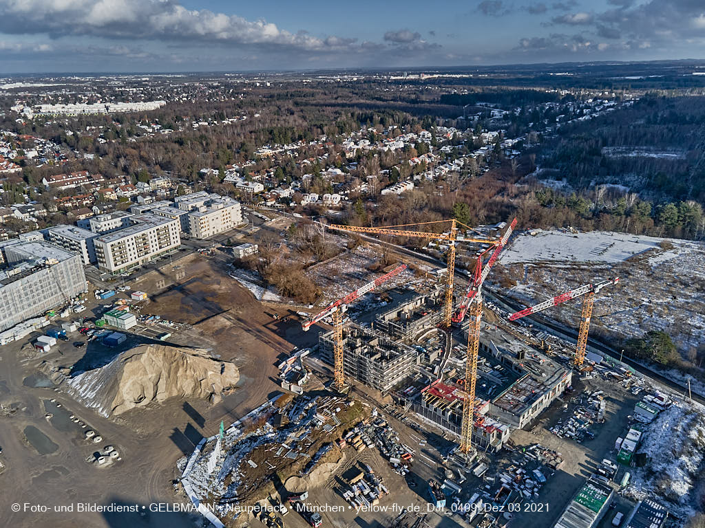 03.12.2021 -Baustelle Pandionverde in Neuperlach 03.12.2021 -Baustelle Pandionverde in Neuperlach