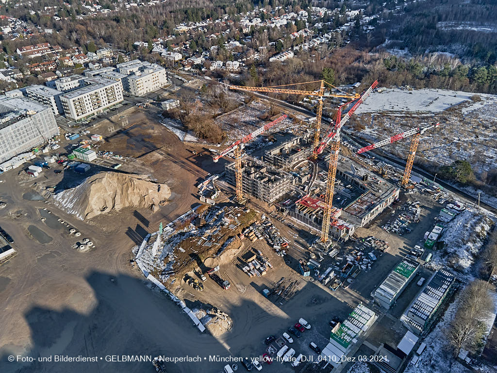 03.12.2021 -Baustelle Pandionverde in Neuperlach 03.12.2021 -Baustelle Pandionverde in Neuperlach