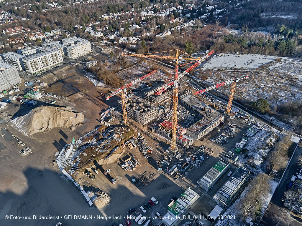 03.12.2021 -Baustelle Pandionverde in Neuperlach 03.12.2021 -Baustelle Pandionverde in Neuperlach