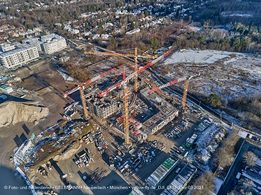 03.12.2021 -Baustelle Pandionverde in Neuperlach 03.12.2021 -Baustelle Pandionverde in Neuperlach