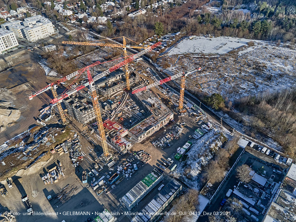03.12.2021 -Baustelle Pandionverde in Neuperlach 03.12.2021 -Baustelle Pandionverde in Neuperlach