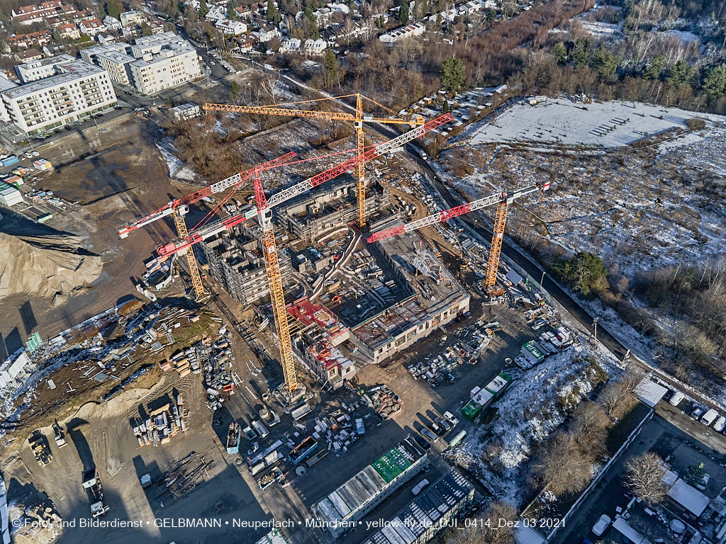 03.12.2021 -Baustelle Pandionverde in Neuperlach 03.12.2021 -Baustelle Pandionverde in Neuperlach
