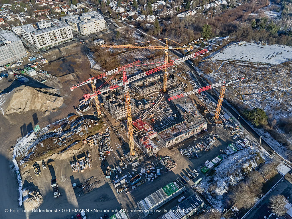 03.12.2021 -Baustelle Pandionverde in Neuperlach 03.12.2021 -Baustelle Pandionverde in Neuperlach