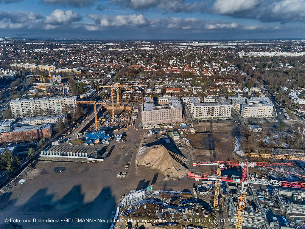 03.12.2021 -Baustelle Pandionverde in Neuperlach 03.12.2021 -Baustelle Pandionverde in Neuperlach